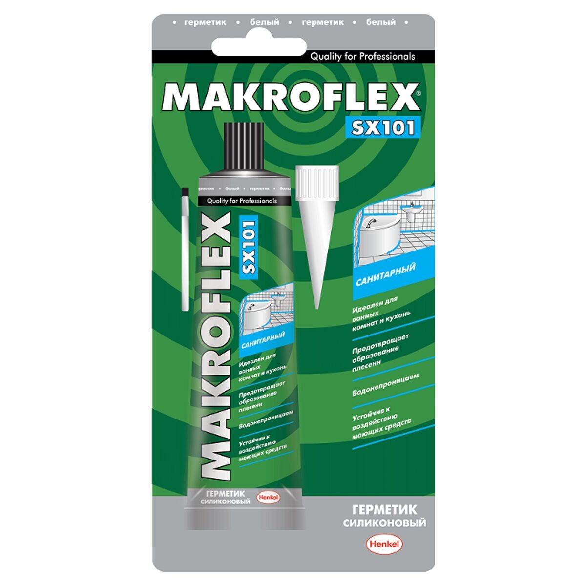MAKROFLEX SX101 Санитарный Прозрачный, 85 мл, туба