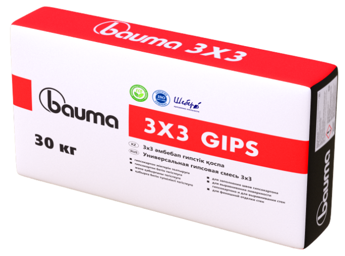 Bauma 3x3 Gips (25 kg)