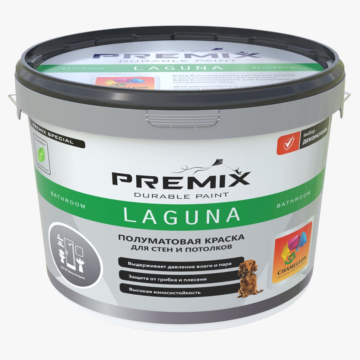 Premix Laguna 9 л. особо устойчивая краска