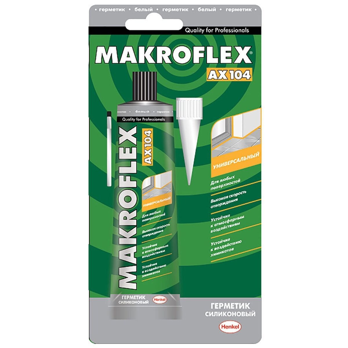 MAKROFLEX AX104 Универсальный Белый, 85 мл, туба